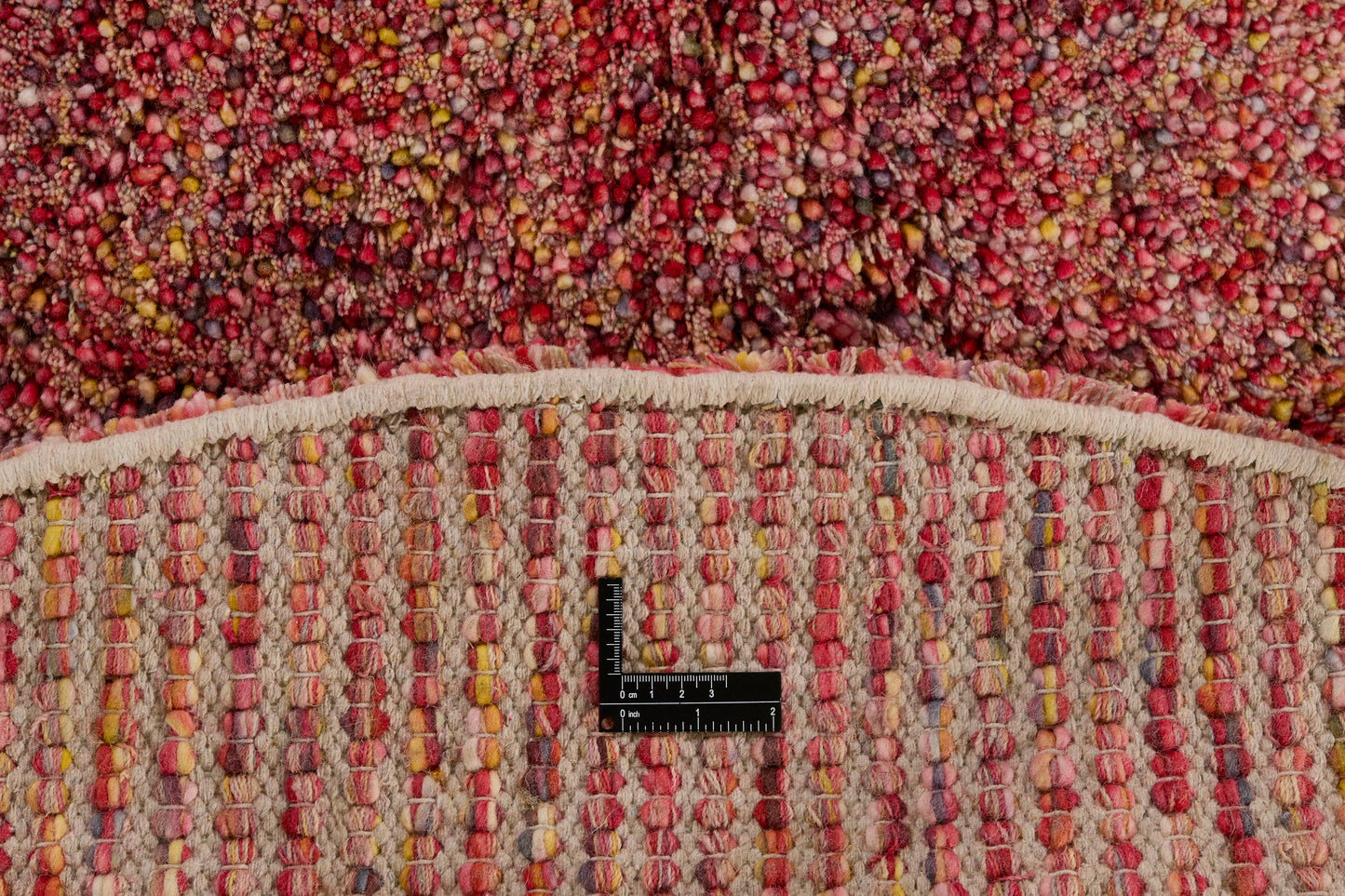 Vloerkleed MOMO Rugs Coral Red Multi Round
