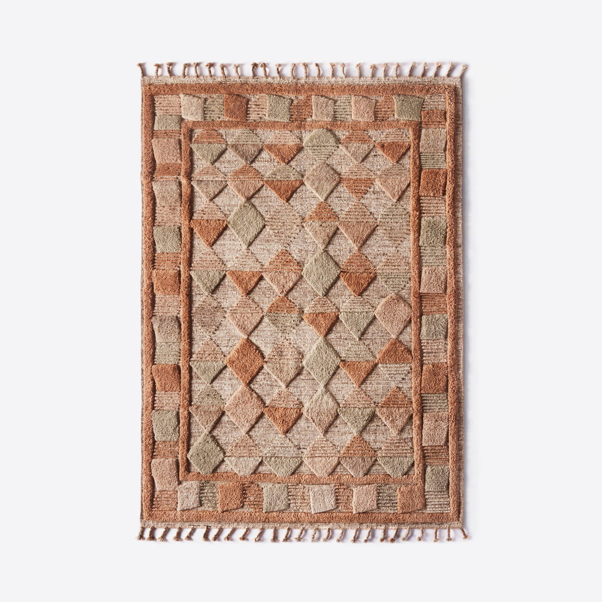 Dusty Deco Lisboa Multi Amber vloerkleed, productbeeld