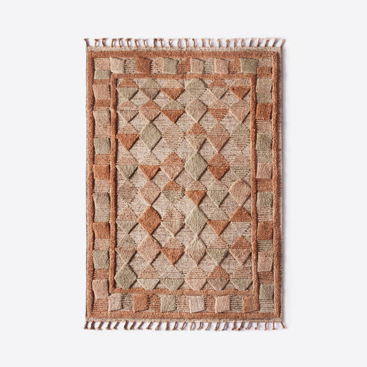 Dusty Deco Lisboa Multi Amber vloerkleed, productbeeld