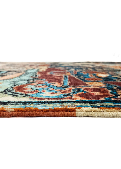 Unique Ziegler Art Deco Vloerkleed 17952 | Handgeknoopt uit Afghanistan (voorraad)