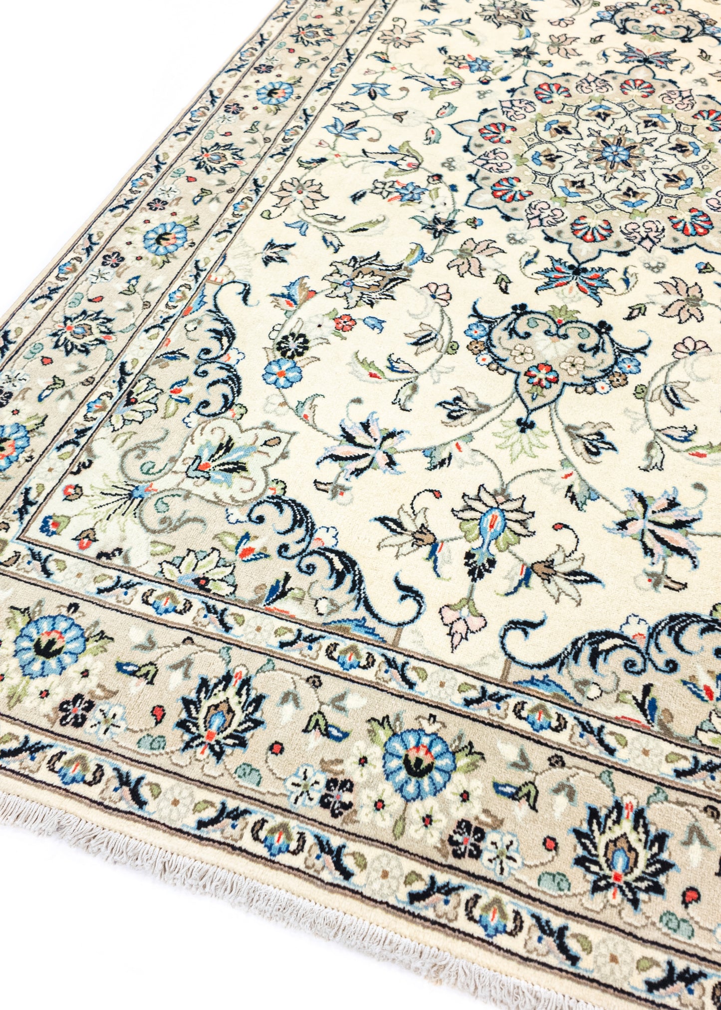 Handgeknoopt Oosters Tapijt | Unique Keshan Fine 64997 (voorraad)