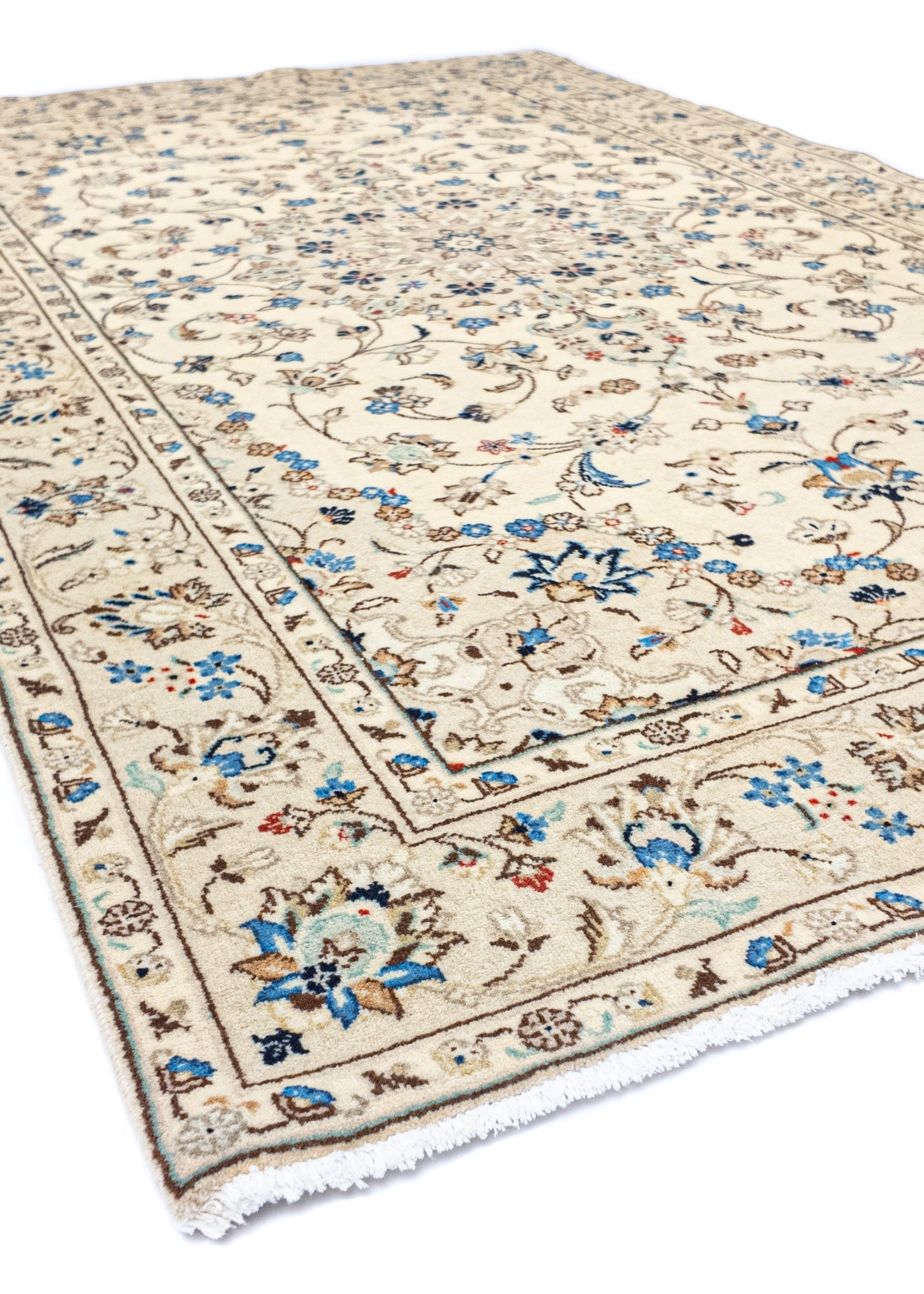 Handgeknoopt Oosters Tapijt | Unique Keshan Fine 64996 (voorraad)