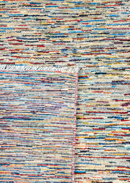 Unique Ziegler Stripe Vloerkleed 18572 | Handgeknoopt uit Afghanistan (voorraad)