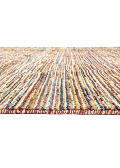Unique Ziegler Stripe Vloerkleed 18799 | Handgeknoopt uit Afghanistan (voorraad)