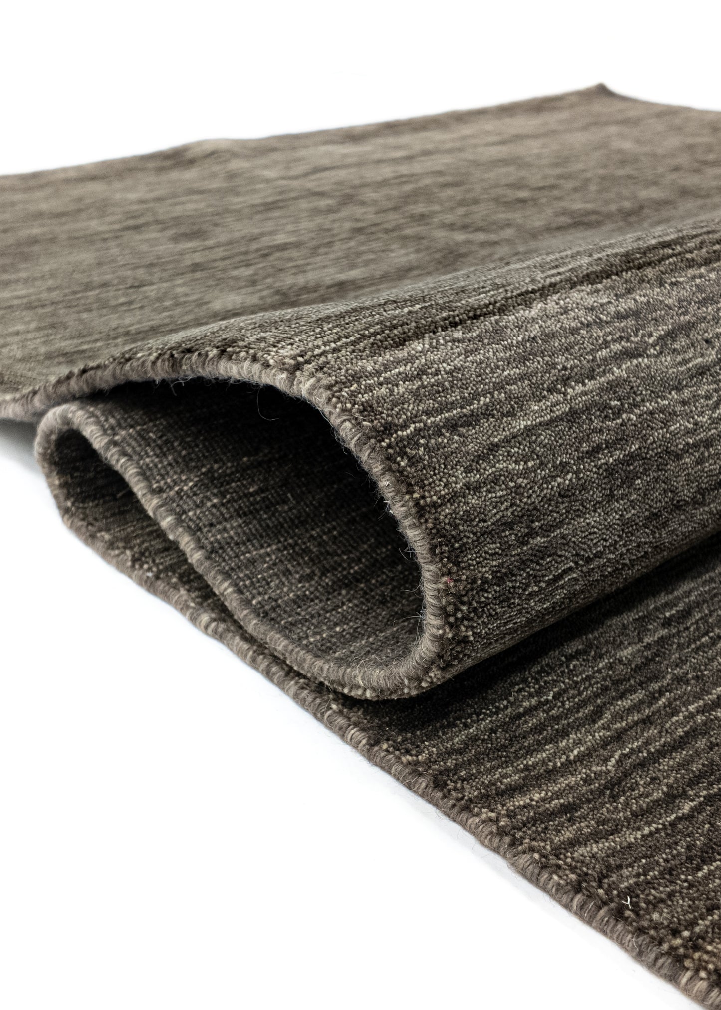 Vloerkleed MOMO Rugs Panorama Uni Dark Brown