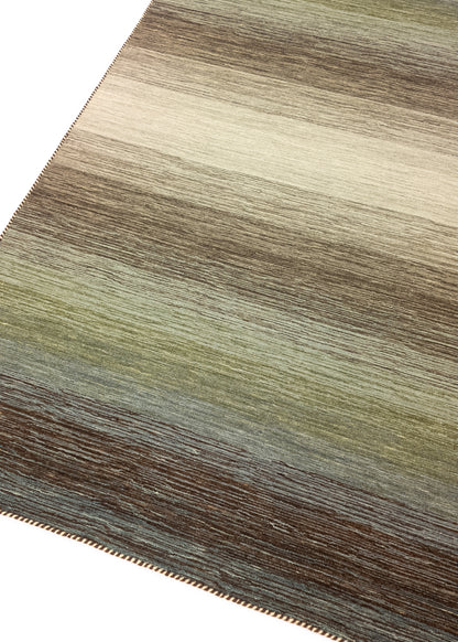 Vloerkleed MOMO Rugs Panorama Kelim Green Multi