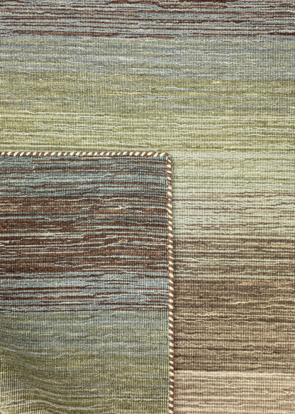 Vloerkleed MOMO Rugs Panorama Kelim Green Multi