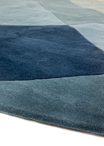 Vloerkleed MOMO Rugs Rhythmic Tides Indigo Round