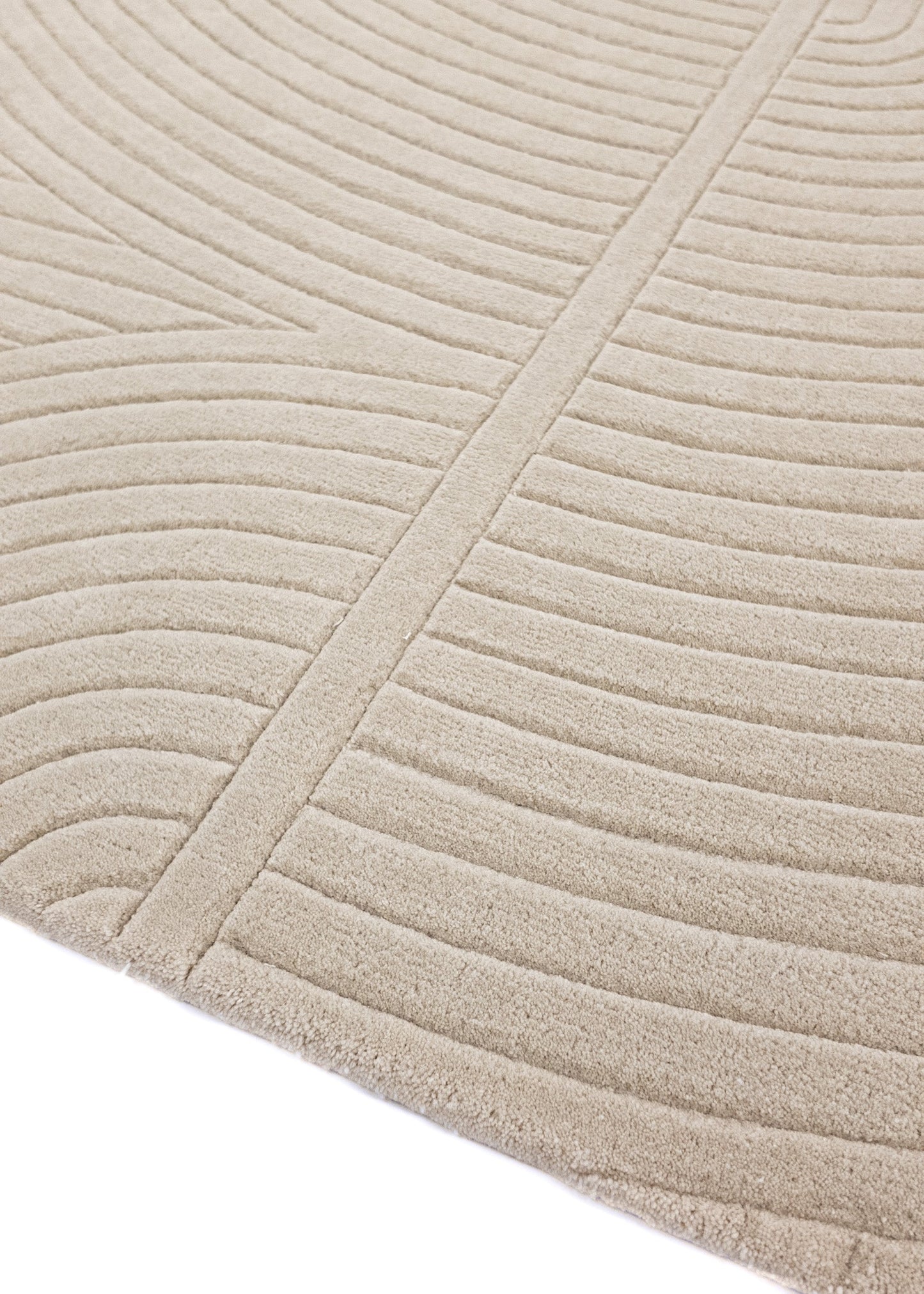 Wollen Vloerkleed van MOMO Rugs met modern reliëfpatroon | Luxe design
