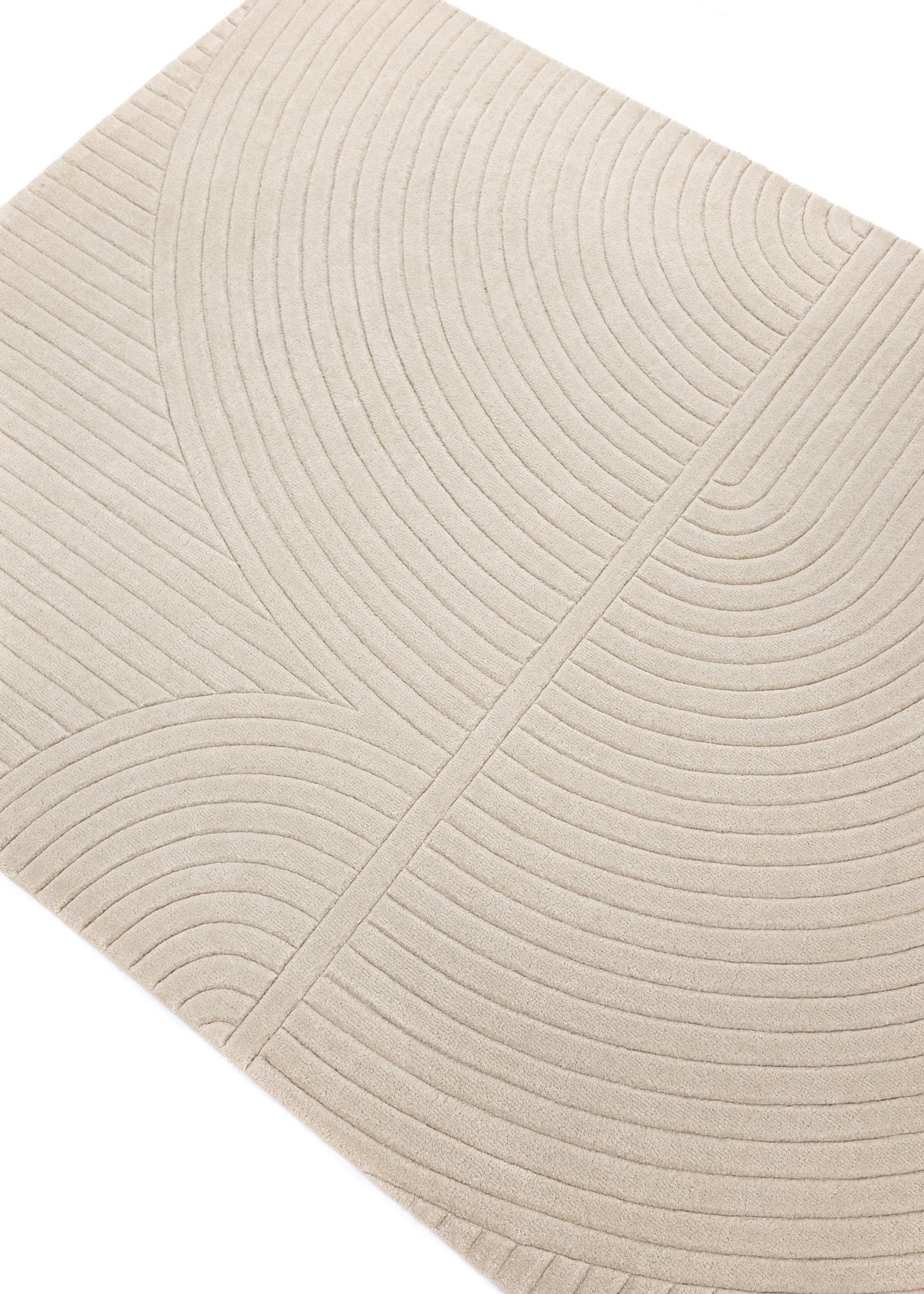 Wollen Vloerkleed van MOMO Rugs met modern reliëfpatroon | Luxe design
