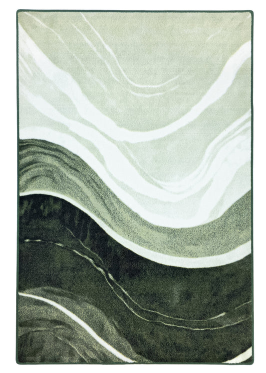 Vloerkleed MOMO rugs x NOŪRA studios - Waves Green
