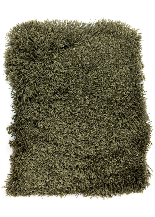 Vloerkleed Momo Rugs Naturais Natural Velvet Shaggy Dark Olive