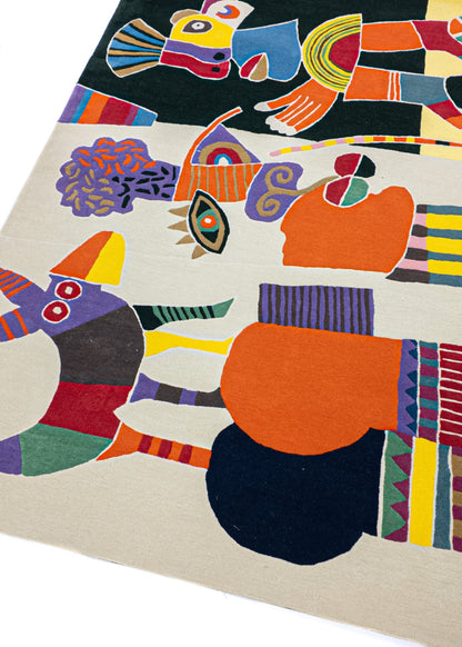 Wandkleed Tapestry MOMO Rugs Art | Clemens Briels | C’est l’optimisme qui nous portera