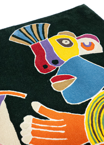 Wandkleed Tapestry MOMO Rugs Art | Clemens Briels | C’est l’optimisme qui nous portera