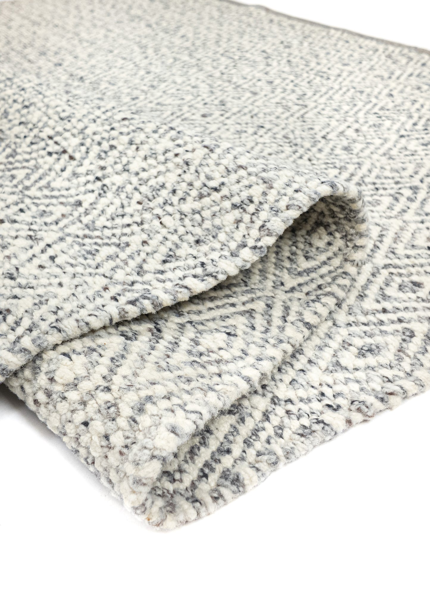 Vloerkleed MOMO Rugs | Fine Baregrain Grey White
