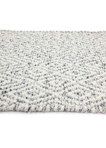 Vloerkleed MOMO Rugs | Fine Baregrain Black White