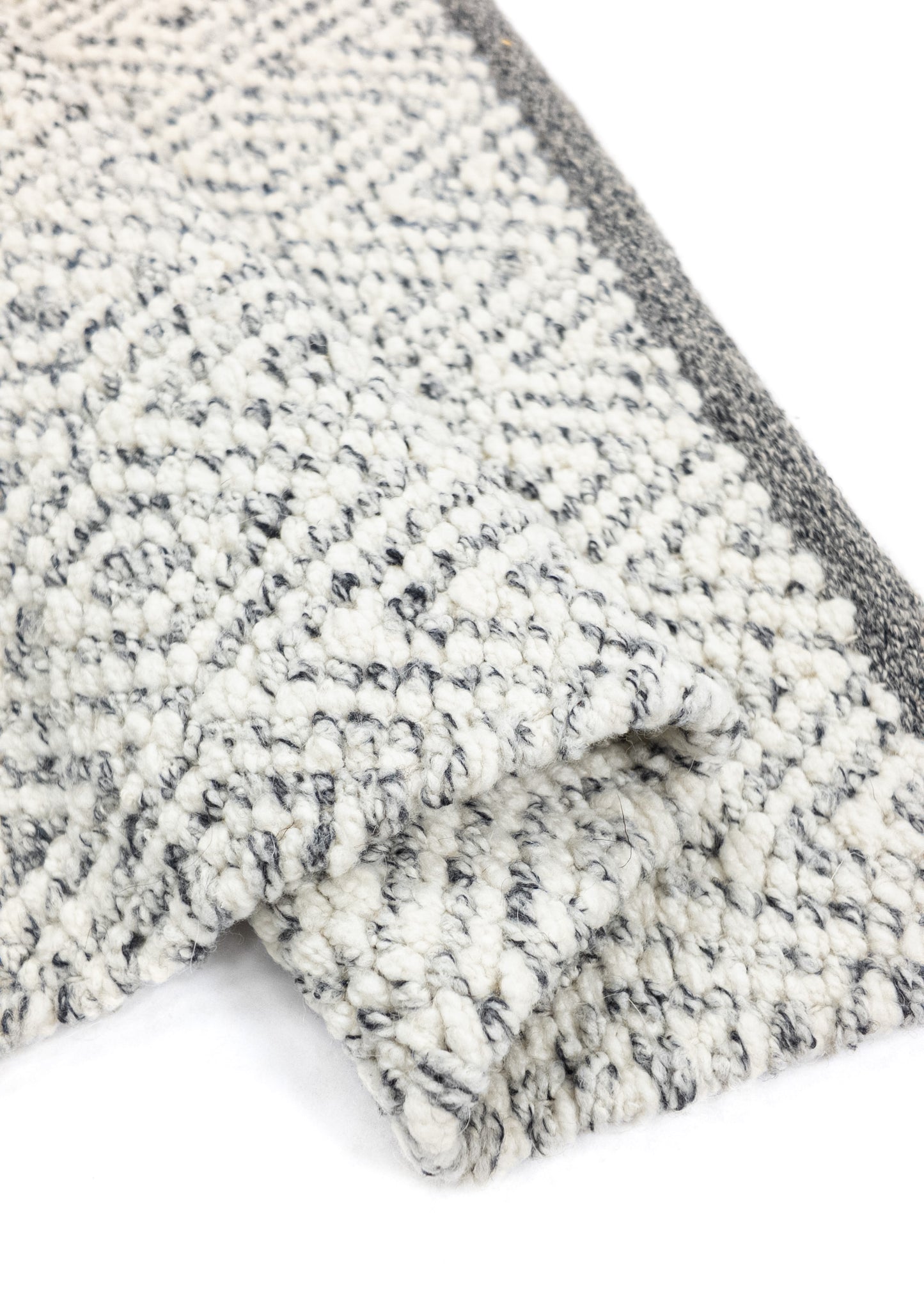 Vloerkleed MOMO Rugs | Fine Baregrain Black White