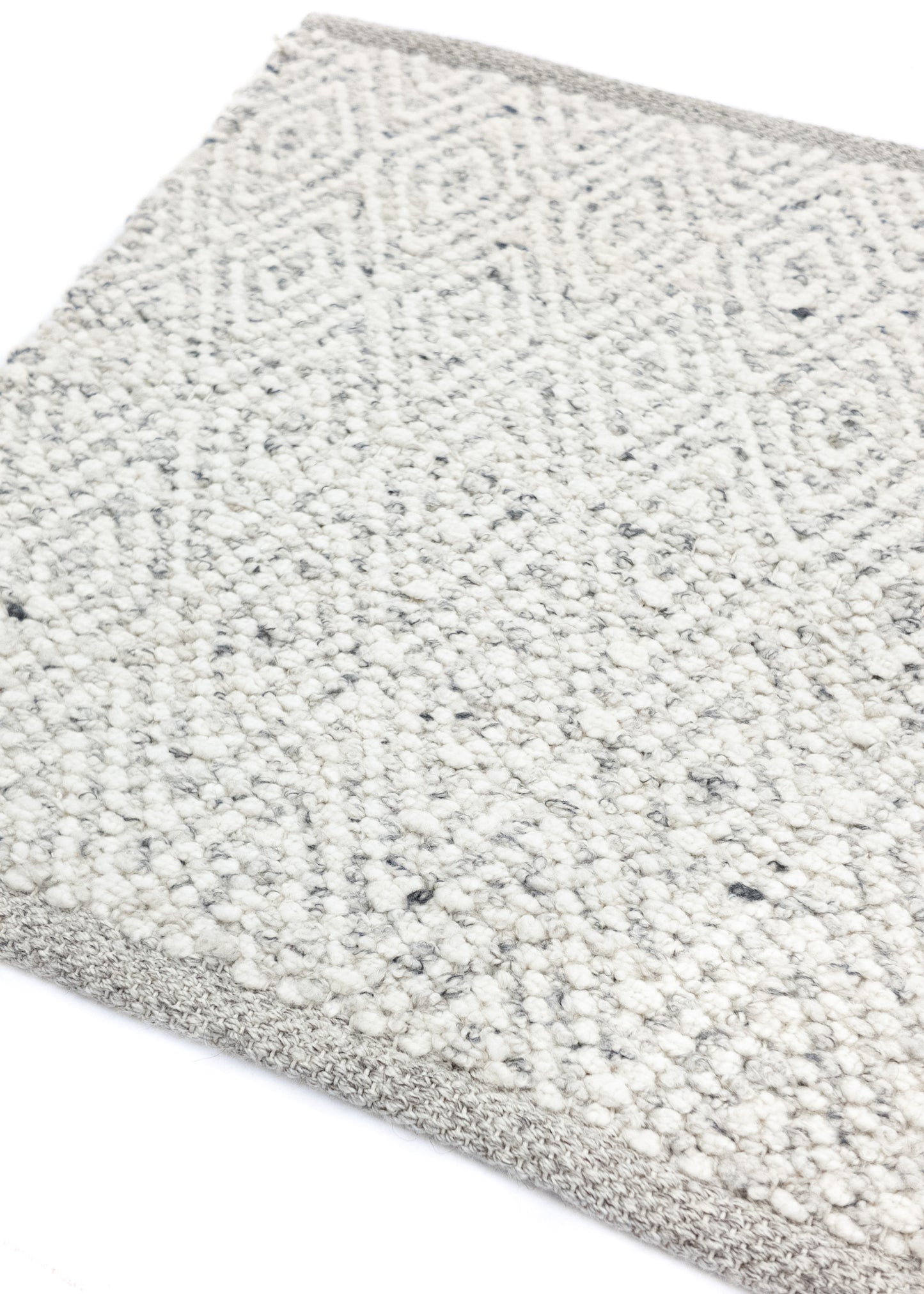 Vloerkleed MOMO Rugs | Fine Baregrain White Grey