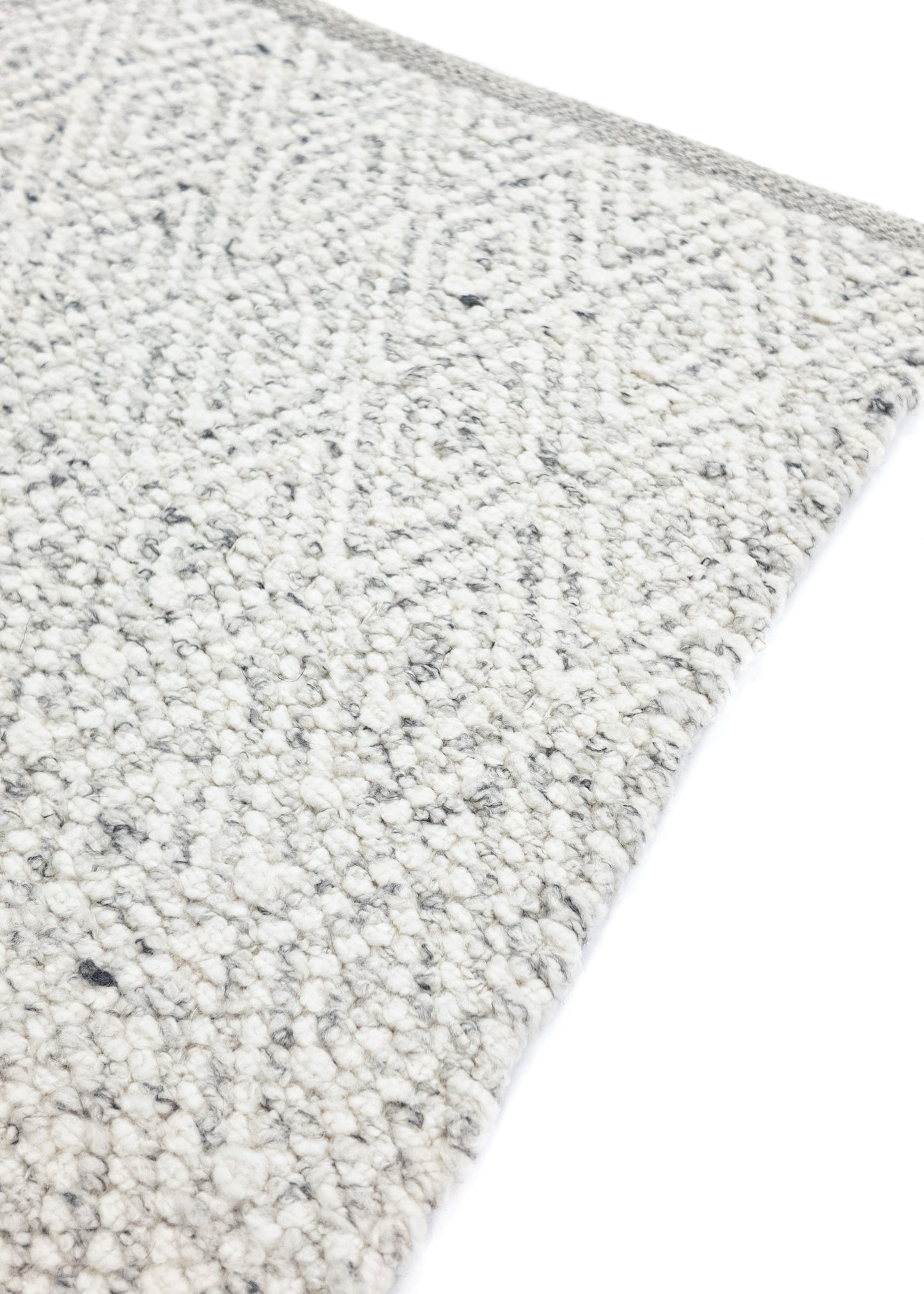 Vloerkleed MOMO Rugs | Fine Baregrain White Grey