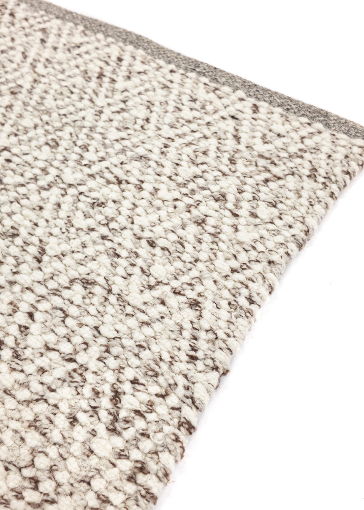 Vloerkleed MOMO Rugs | Fine Baregrain Brown White