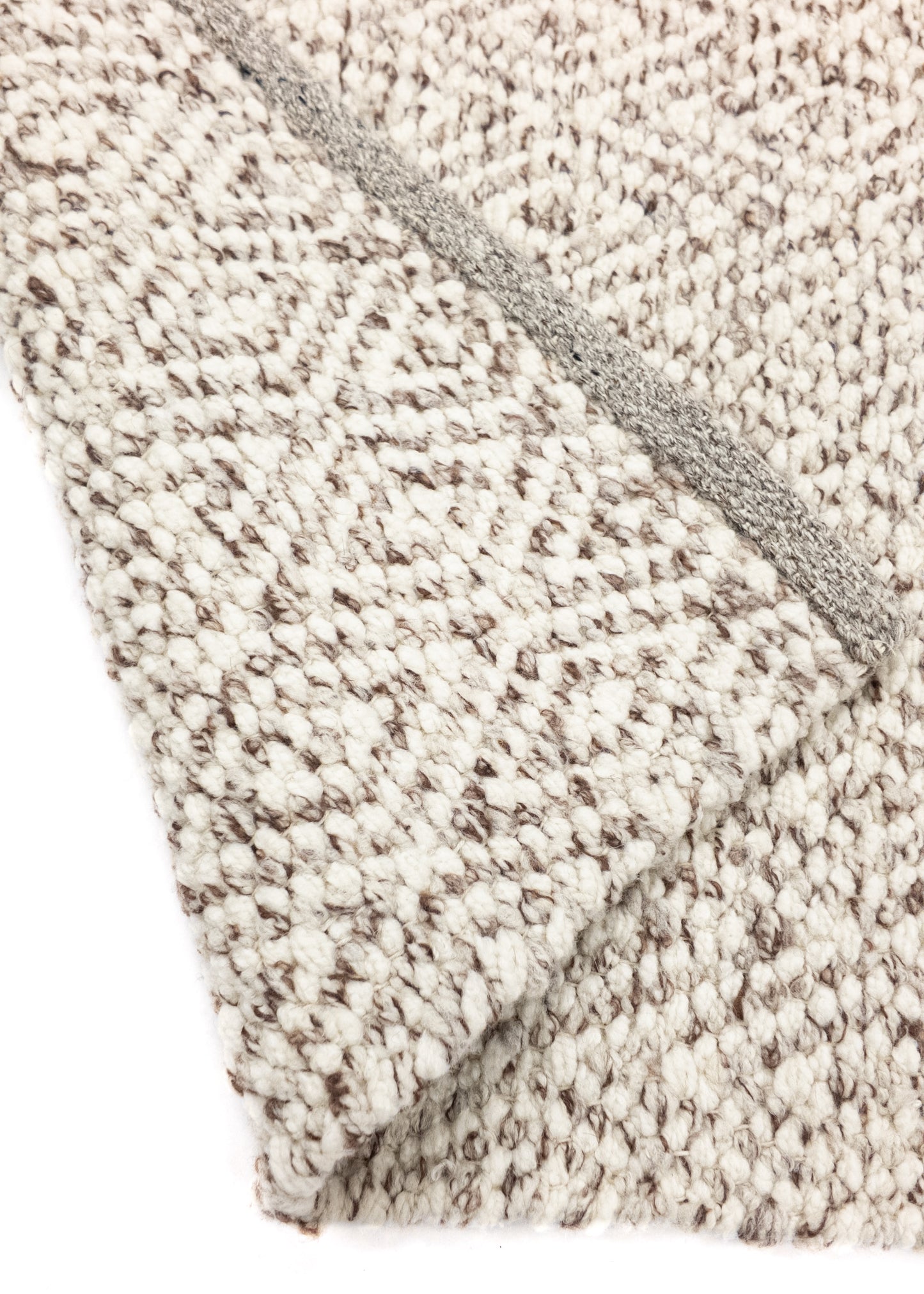 Vloerkleed MOMO Rugs | Fine Baregrain Brown White