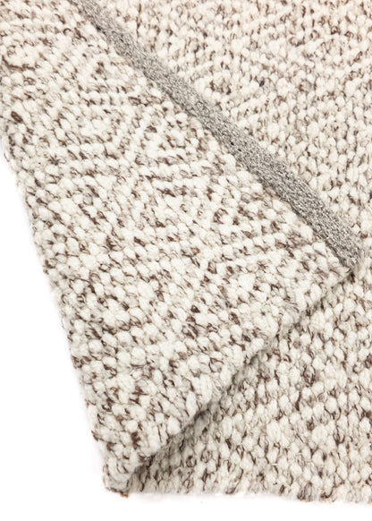 Vloerkleed MOMO Rugs | Fine Baregrain Brown White