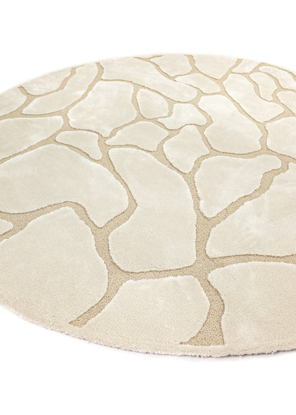 Vloerkleed MOMO Rugs | Cracks Natural Rond