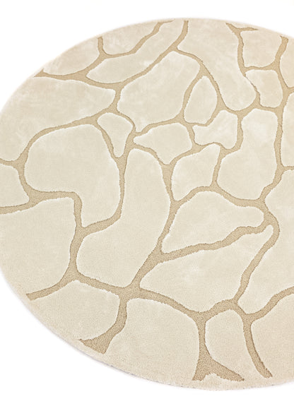 Vloerkleed MOMO Rugs | Cracks Natural Rond
