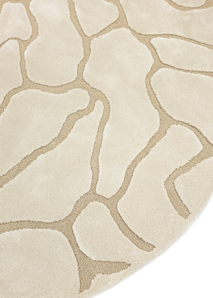 Vloerkleed MOMO Rugs | Cracks Natural Rond