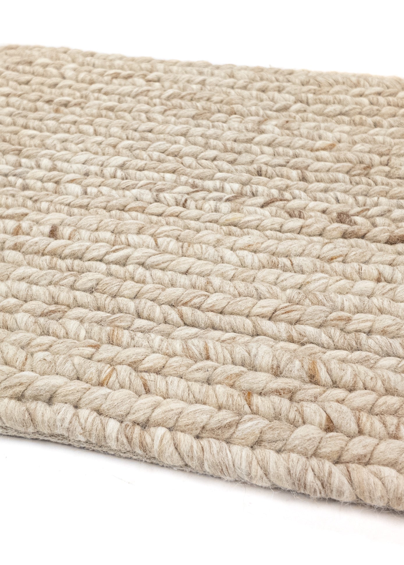 Vloerkleed MOMO Rugs | Woolcable Camel White