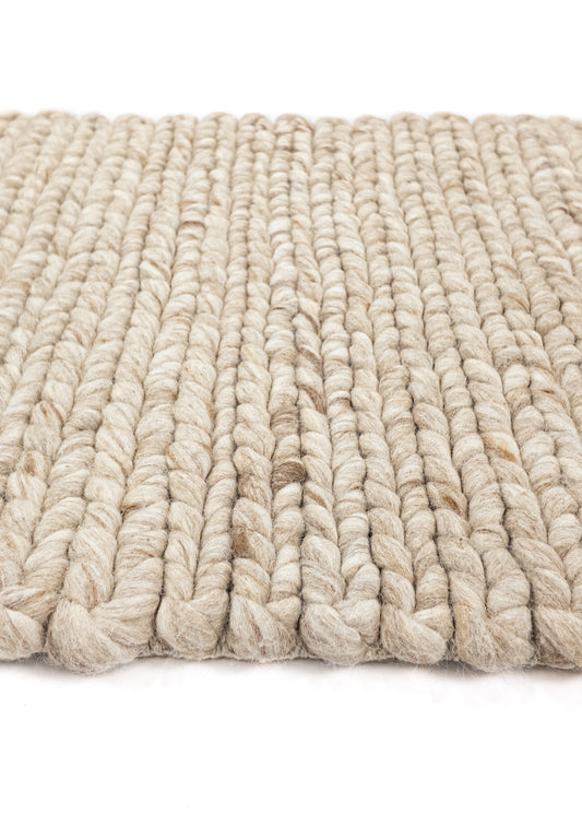 Vloerkleed MOMO Rugs | Woolcable Camel White