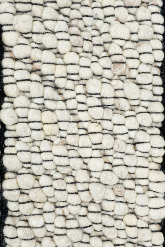 Vloerkleed MOMO Rugs Natural Weaves Campione Black 175