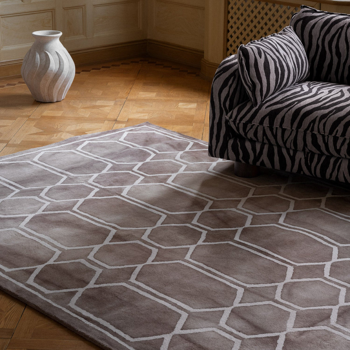 Dusty Deco Tie Dye Beige, product- of sfeerfoto