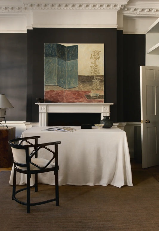 Vloerkleed Layered Drift Wool Rug Walnut
