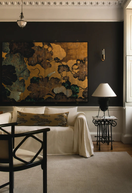 Vloerkleed Layered Drift Wool Rug Oatmeal