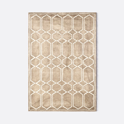 Dusty Deco Tie Dye Beige, volledig vloerkleed
