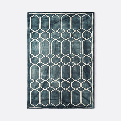Dusty Deco Tie Dye Graphite Ink, volledig vloerkleed