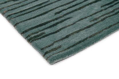 Laagpolig vloerkleed Florence Broadhurst Slub Charcoal 39405