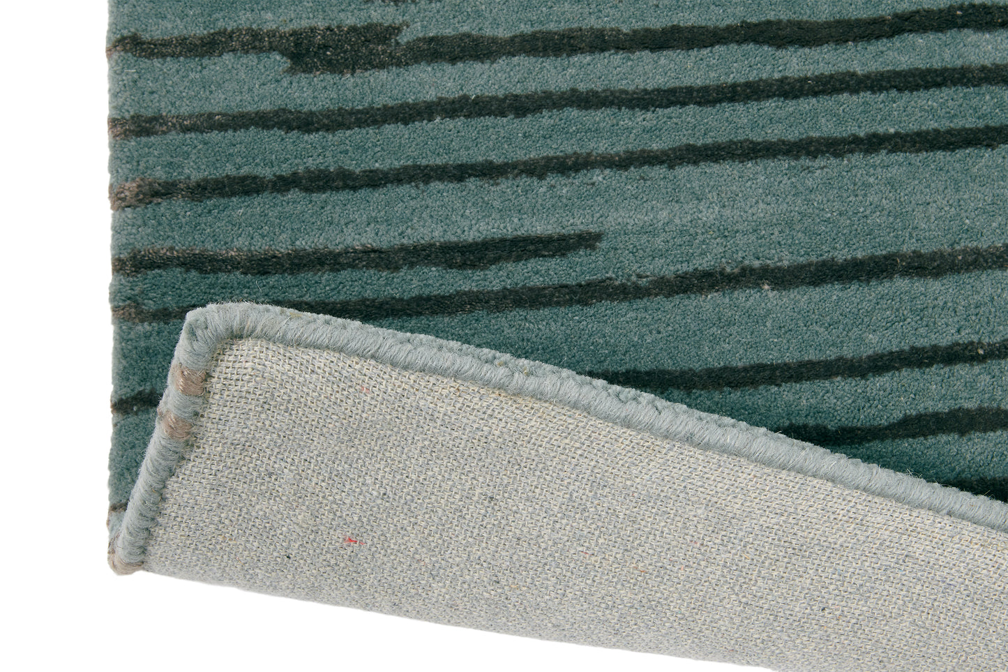 Laagpolig vloerkleed Florence Broadhurst Slub Charcoal 39405