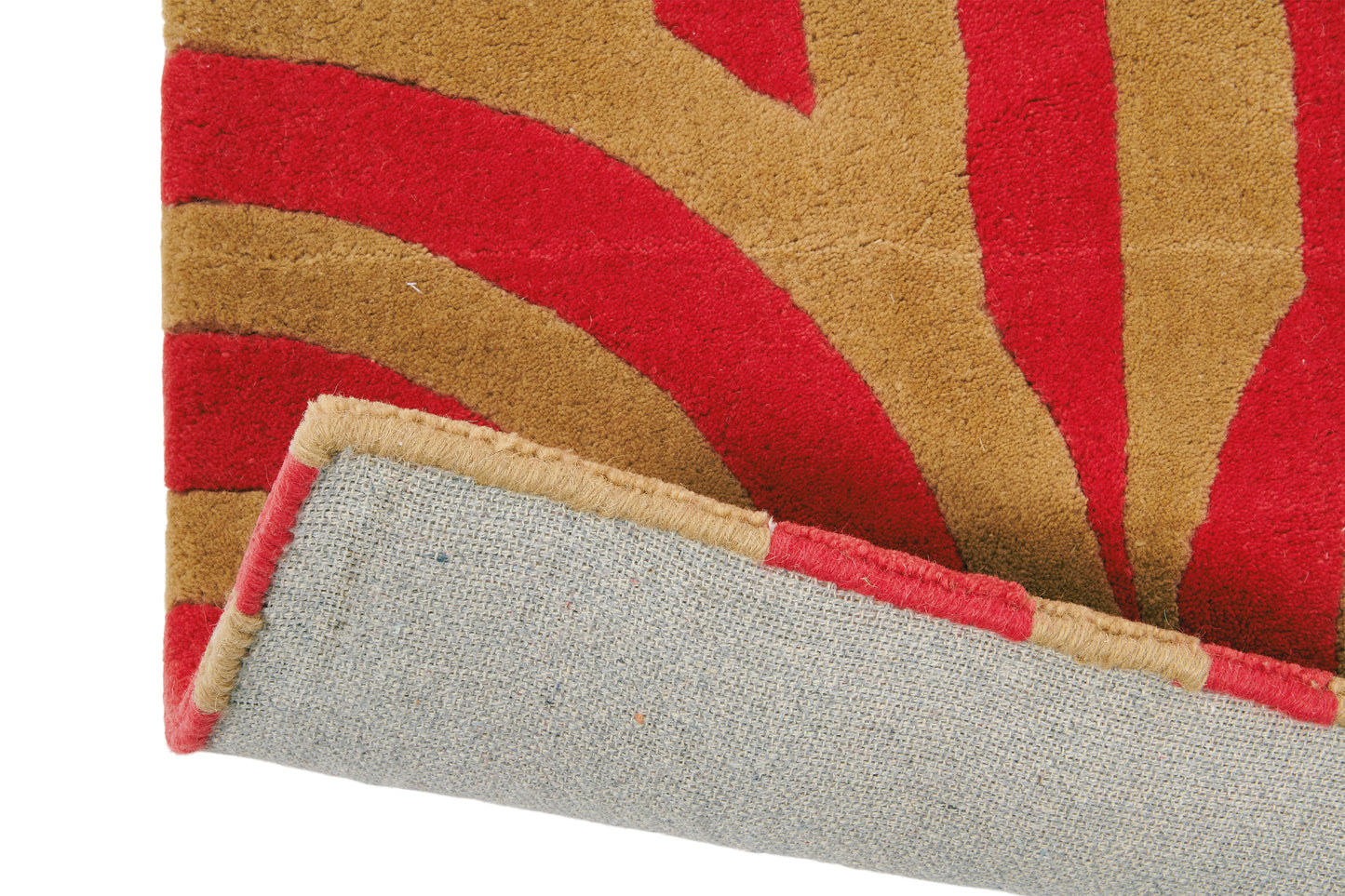 Laagpolig vloerkleed Florence Broadhurst Turnabouts Claret 39200