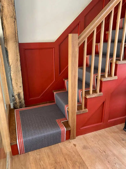 Traploper Hartley & Tissier Stripes Finley 03 Gunmetal & Rust