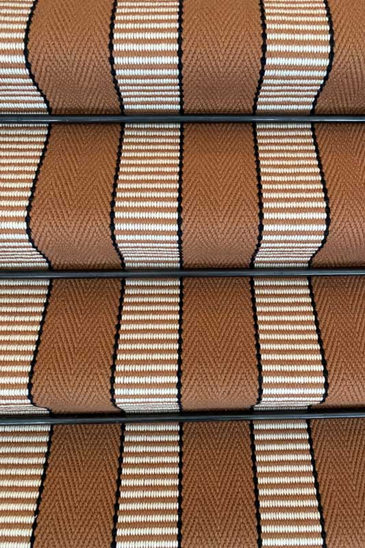 Traploper Hartley & Tissier Stripes Greta 01 Cinnamon