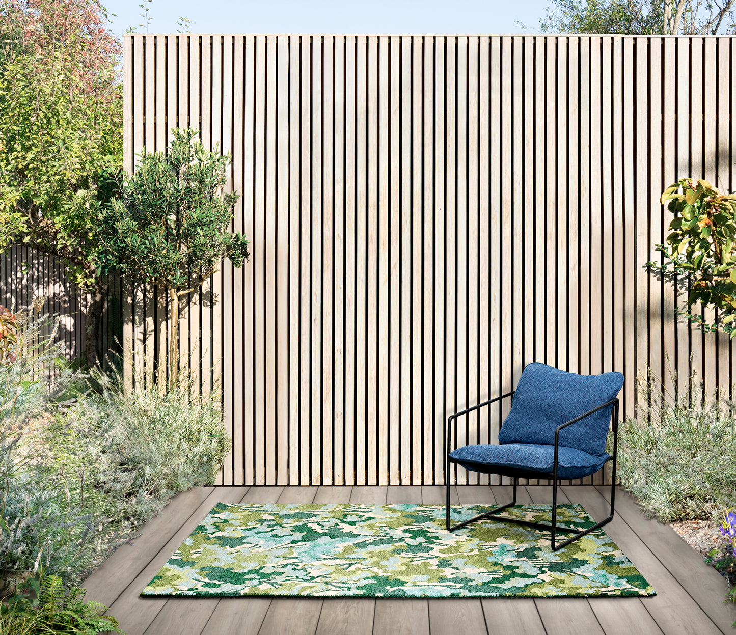 Buitenkleed Harlequin Tree Tops Green 443807