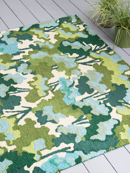 Buitenkleed Harlequin Tree Tops Green 443807