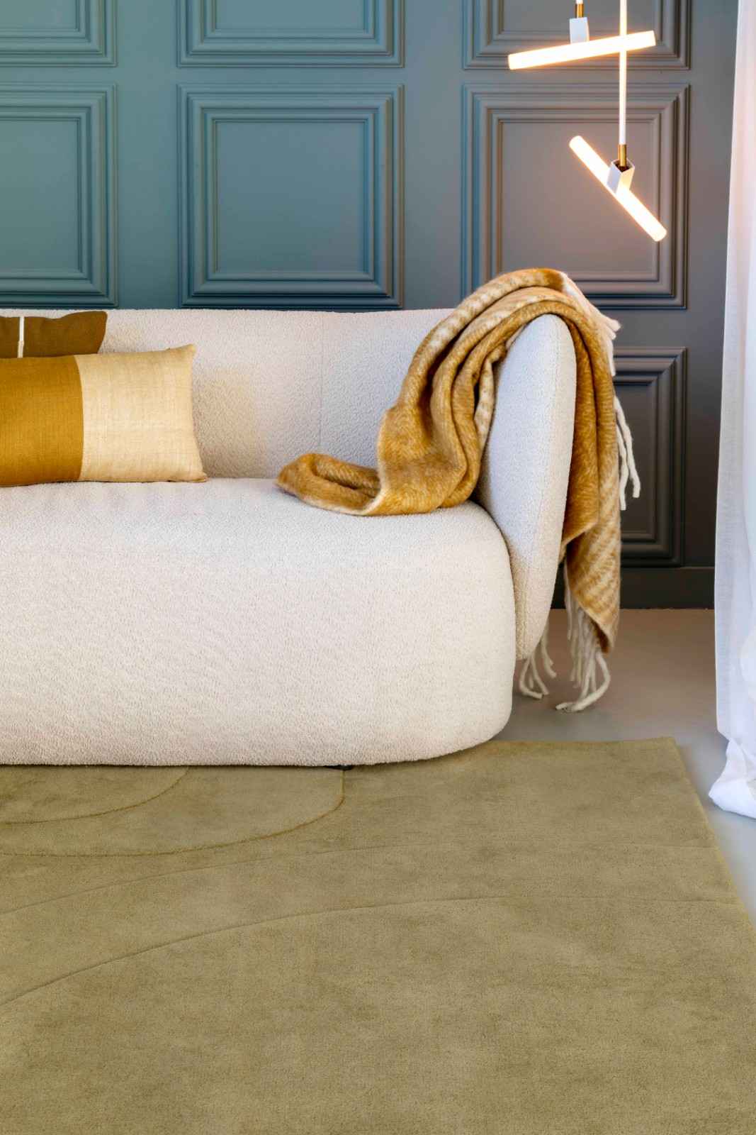Vloerkleed MOMO Rugs Designer Elvire Instant Crush olive