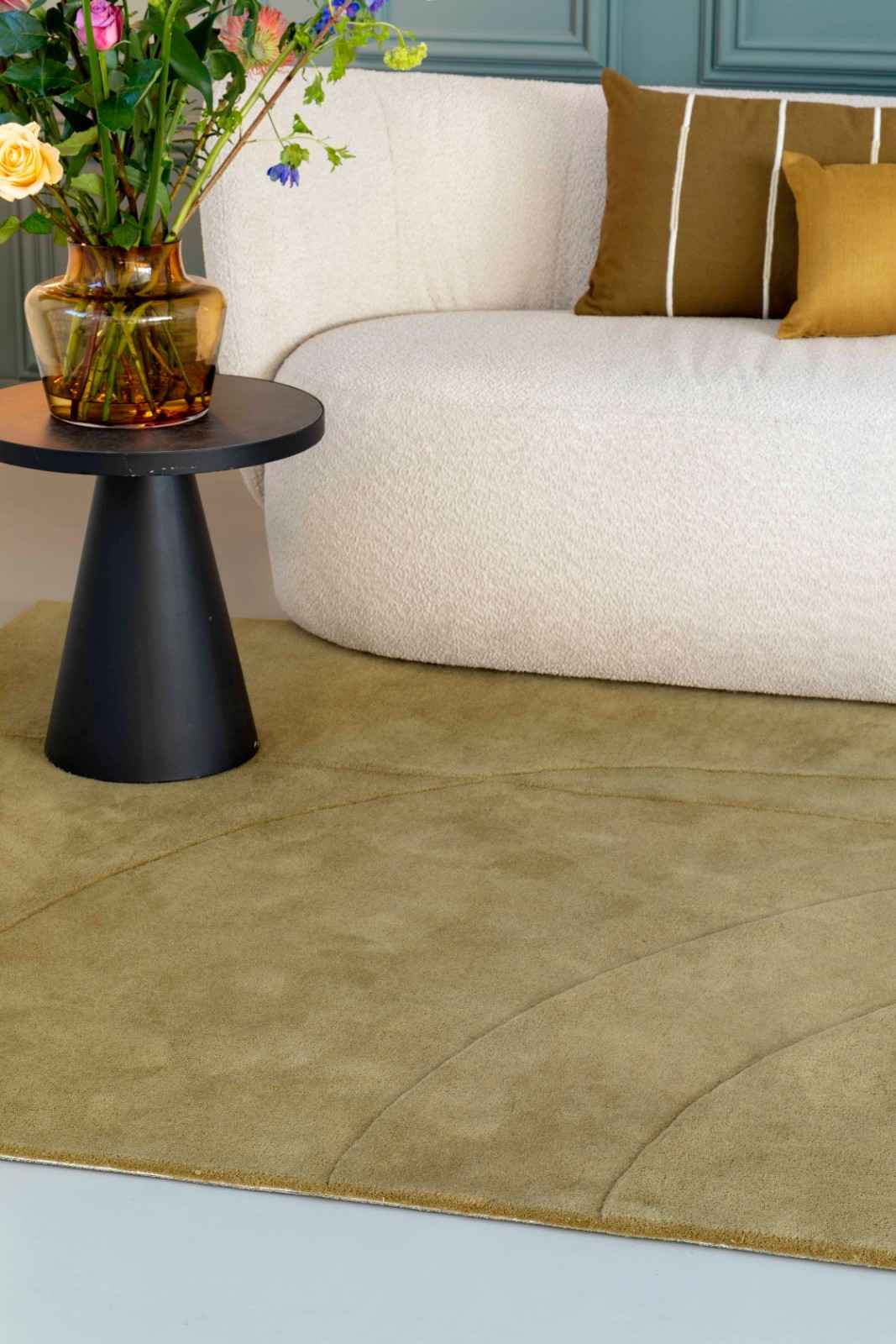 Vloerkleed MOMO Rugs Designer Elvire Instant Crush olive