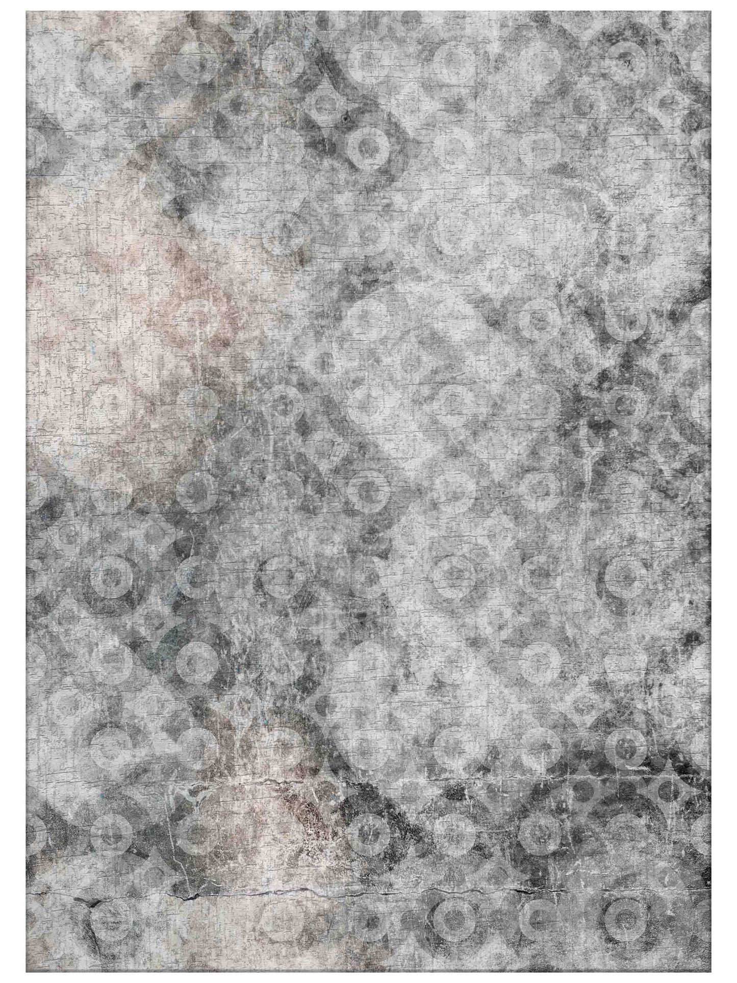 Vloerkleed Jackie And The Fish Circle Discal Interference (outlet)