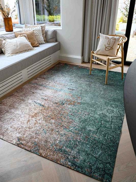 Vloerkleed Jackie And The Fish Concours Zagros Green (outlet)