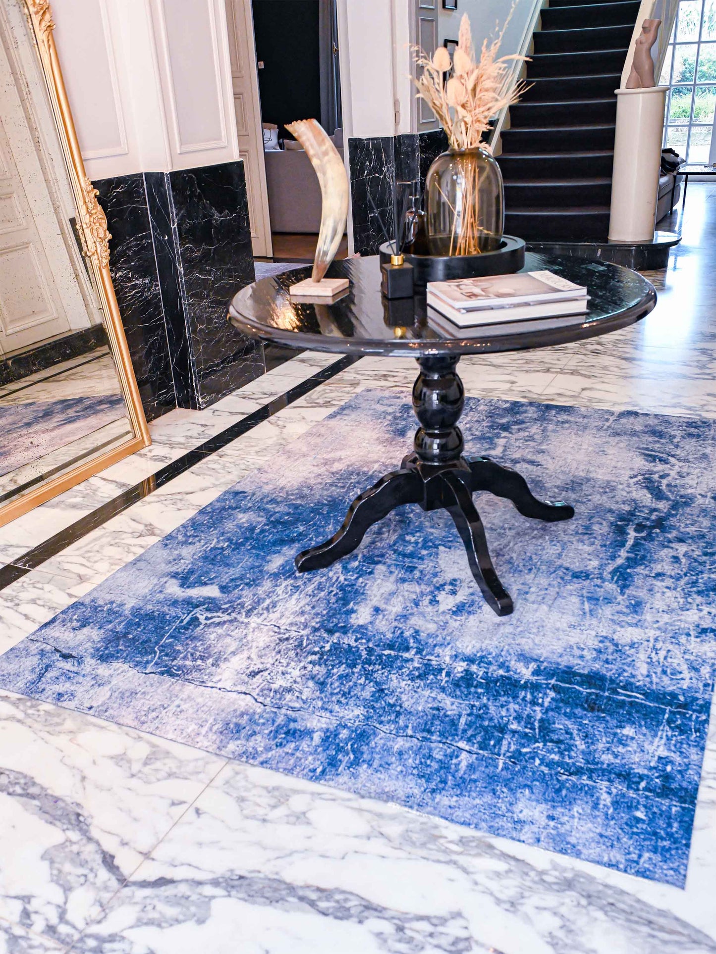 Vloerkleed Jackie And The Fish Chaos Yam Blue (outlet)