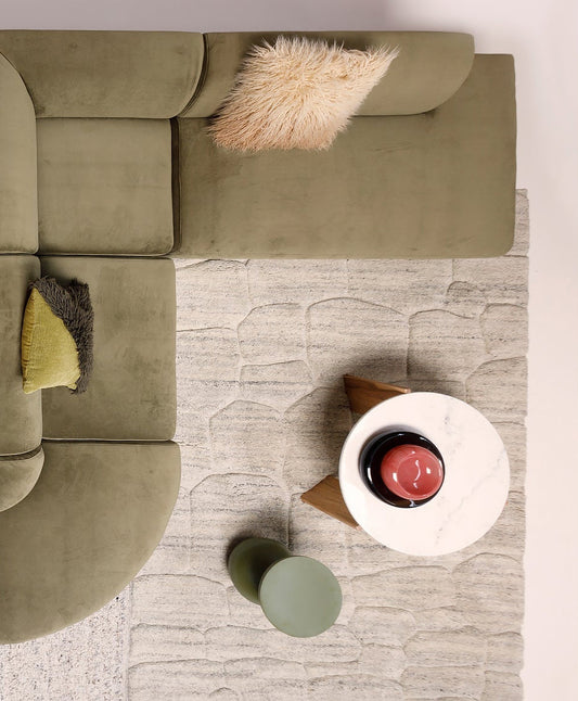 Vloerkleed MOMO Rugs Ravello Grey Cream